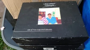 Pair Of Leonardo Lifestyle Cups And Saucers - Picture 1 of 3