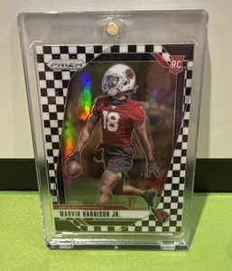2024 Checkerboard Marvin Harrison Jr. Black & White Checker Prizm #375 RC Rookie - Picture 1 of 2