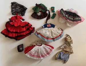 Vintage Madame Alexander 8 Zoll Puppenkleidung Paket Outfit Kleid International Storybook - Bild 1 von 13