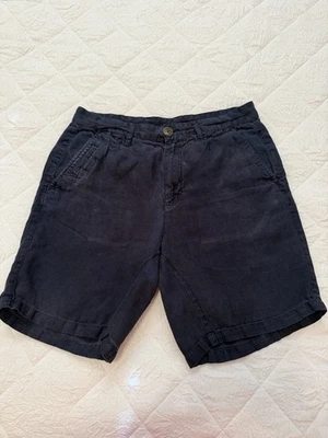Armani Exchange Shorts Mens 30 Black  Distressed Preppy Casual Summer - Image 1 of 3