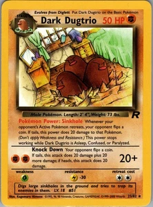 Dark Dugtrio 23/82 Rare Team Rocket Pokemon LP ✨✨ - Picture 1 of 2