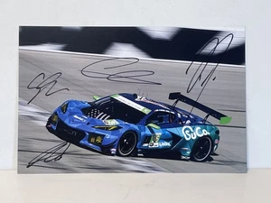 Tarjeta de héroe firmada #36 2025 Corvette Z06 GT3.R DXDT Racing Rolex 24 Daytona IMSA - Imagen 1 de 2