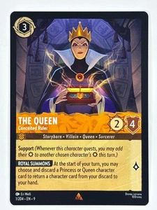 Lorcana Captain The Queen Conceited Ruler Fabled 1/204 Rare Non Foil - Picture 1 of 1