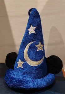 Disney Parks Mickey Mouse Blue Fantasia Sorcerer's Wizard Adult Hat w/Ears - Picture 1 of 4