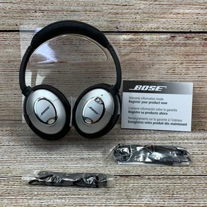 Bose QuietComfort 15 Acoustic Noise Cancelling Headphones Silver Black QC15 - Picture 1 of 4