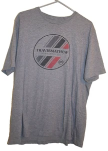 Travis Matthew hellgraues T-Shirt Herren XL Kurzarm Rundhals - Bild 1 von 2