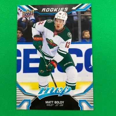 Matt Boldy 2022-23 Upper Deck MVP Rookie Card #222 Minnesota Wild - Image 1 of 2