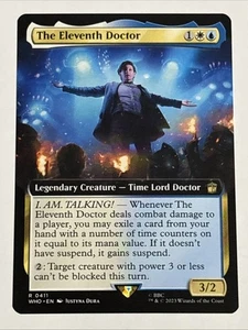 MTG Universes Beyond: Doctor Who The Eleventh Doctor Extended Art 0411 NM Rare - Picture 1 of 2