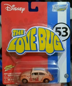Johnny Lightning Disney The Love Bug VW Bug Herbie Hollywood On Wheels c.2004 - Picture 1 of 10