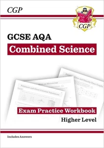 New GCSE Combined Science AQA Higher Exam Practice Workbook with CGP RevisionHub - Picture 1 of 1