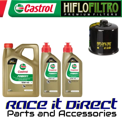 Kit de servicio para Suzuki GSX1100 G 1991-1993 Racing Castrol & Hiflo Filtro Foto 1 de 4