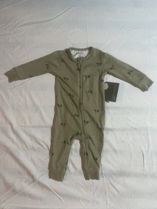 Modern Moments 3-6 Mo Green Moped Long Sleeve Onesie NEW - Picture 1 of 5