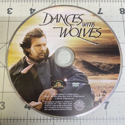 Dances With Wolves ( DVD, 1990) Disc Only! - Image 1 of 2