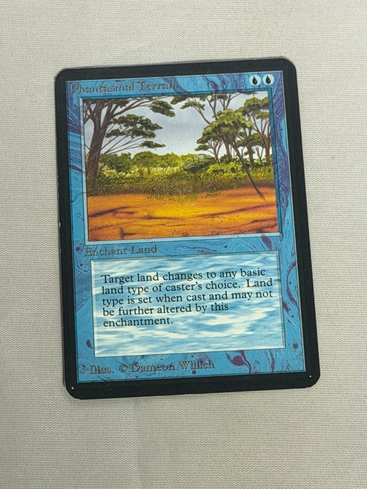 MTG Phantasmal Terrain Alpha Magic the Gathering - Image 1 of 2