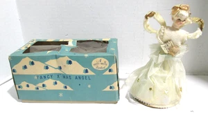 SHINY-BRITE AUSGEFALLENER WEIHNACHTSENGEL VINTAGE GROSSE GRÖSSE FABRIKBOX SELTEN KOSTENLOSER VERSAND - Bild 1 von 9