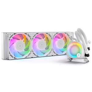 EK Water Blocks EK-Nucleus AIO CR360 Lux D-RGB Komplett-Wasserkühlung - Weiß - Bild 1 von 3