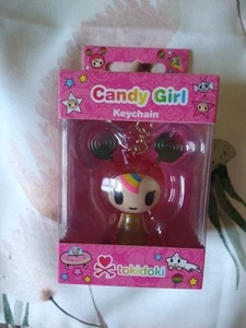 ✨Hard To Find✨ Tokidoki Candy Girl Keychain Donutella Friends - Picture 1 of 9