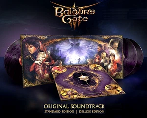 🧿Baldur’s Gate 3 Exclusive Colored Vinyl Original Soundtrack 3x LP - New/Sealed - Foto 1 di 18