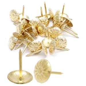 100 Stück Polsternägel Möbel Daumenklammern Stecknadeln für Sofa Tür Schmuck - Bild 1 von 7