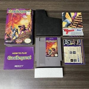 Castlequest Nintendo NES Complete Game + Box + Manual + Poster + Map - Picture 1 of 17