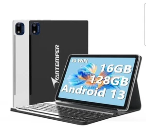 2025 Latest Android 13 Tablet 10.1 Inch, 5G WiFi 16GB RAM+128GB Fast Shipping - Picture 1 of 7