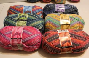 Opal Sockengarn Merino Komplettset 6 Knäuel 4fädig 100 gr 462 yds 75% WL 25% NY - Bild 1 von 2