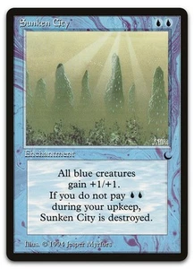 Sunken City (LP) The Dark DRK Magic MTG - Picture 1 of 2