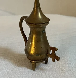 Miniature Brass Samovar Vintage - Picture 1 of 3