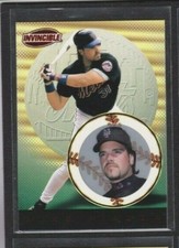 1999 PACIFIC INVINCIBLE RUBY RED FOIL RETAIL PARALLEL #97 MIKE PIAZZA METS SP
