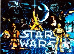 Data East STAR WARS Pinball PLAYFIELD Light Mod BLUE - Picture 1 of 7