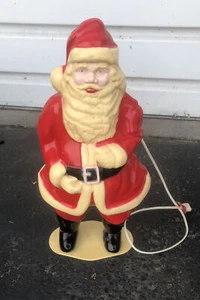 Standing Santa Blow Mold 18" Red Yellow White Original Box Union Products Works - Picture 1 of 12