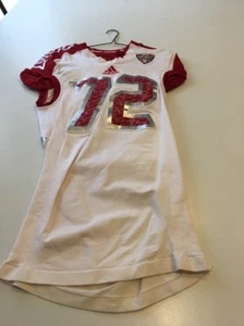 Game Worn Used Miami Red Hawks Fußball Trikot Adidas 2XL #72 - Bild 1 von 4