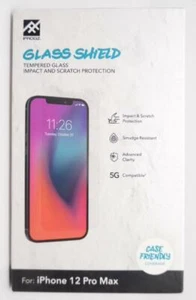 iFrogz Glass Shield Tempered Glass 5G Screen Protector for iPhone 12 Pro Max - Picture 1 of 4