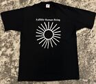 Vintage Fallible Human Being Sun Logo Shirt Jerezees Large Single Stitch Black
