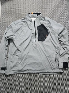 VTG Ralph Lauren RLX golf windbreaker 1/2 zip mens gray jacket size 2XL - Picture 1 of 8