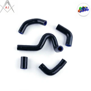 For DUCATI 999 / 749 / 749R 2003-2006 Black Silicone Radiator Coolant Hoses Kit - Picture 1 of 3