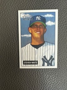 2005 Bowman Heritage Mini Steven White #1 Rookie RC Yankees