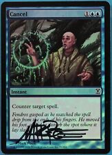 Cancel FOIL Time Spiral NM Blue Common SIGNED MAGIC CARD (ID# 409294) ABUGames
