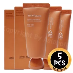 Sulwhasoo Clarifying Mask 35ml x 5pcs (175ml) Sample Peel-off Mask Newest Ver - Picture 1 of 12