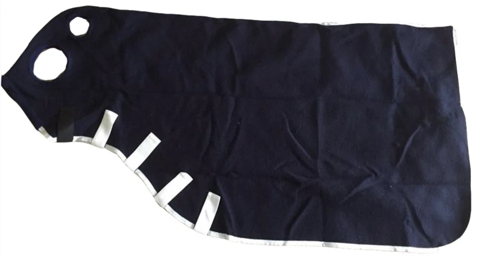 Woolen Hood Full and XFULL sizes Navy blue with white binding - image 1 of 1