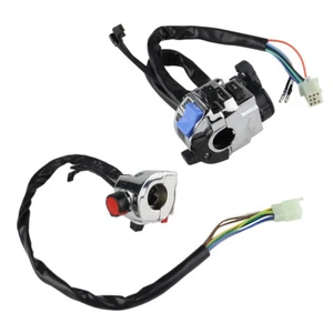 2x Universal 7/8'' 22mm Motorrad Lenker Schalter Hupe Blinker Zünd Startschalter - Bild 1 von 8
