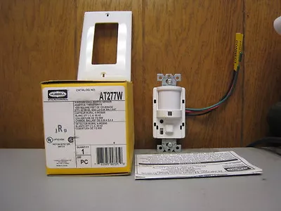 New Hubbell AT277W H-Moss Wall Switch Occupancy Sensor White Free Shipping - Image 1 of 4