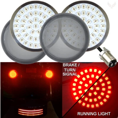 Eagle Lights Generation II LED Rear Turn Signals w/ Lenses For Harley Davidson - Image 1 of 4