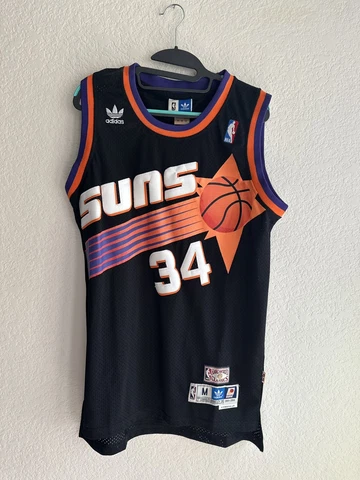 Charles Barkley #34 Jersey Phoenix Suns Black Cover