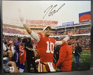 JIMMY GAROPPOLO SIGNIERT "SAN FRANCISCO 49ers" 8x10, BECKETT BAS COA - Bild 1 von 3