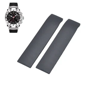 Correa de goma negra de 20 mm para Tissot T-Race T0114141705100 - Imagen 1 de 7