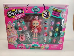 Shopkins Shoppies Lucy Smoothie Food Fair Super Shopper Pack Exclusive Shoppie - Picture 1 of 12