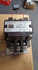 CUTLER HAMMER C10EG3 SIZE 3 STARTER   B71 - Picture 1 of 1