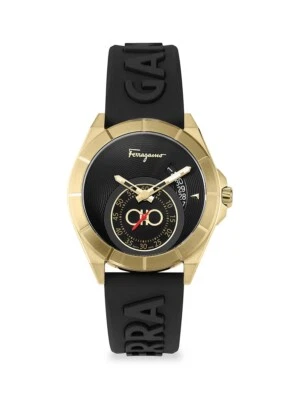 ⭐️ Salvatore Ferragamo Men's Watch SF1Y00921 Swiss Quartz Gold Black Dial 43mm⭐️ - Image 1 of 4