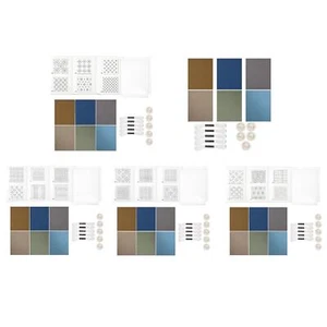 Coaster Kit Japanese Cross Stitch Kit for Quilting DIY Coasters - Picture 1 of 29